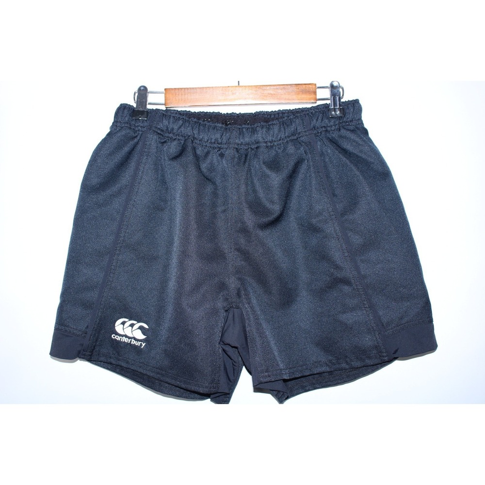 Canterbury Men's Large Black Elastic Waist Sports Activewear Shorts